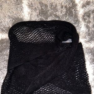 Basic black scarf